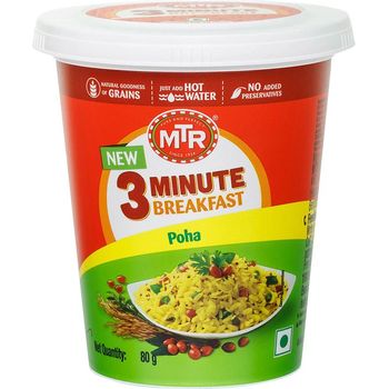 MTR 3 Minute Breakfast Poha 80g