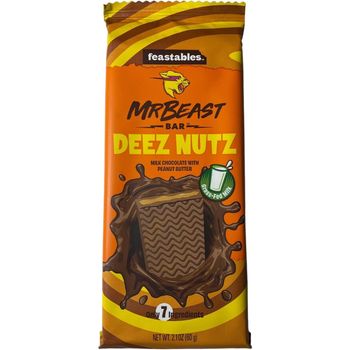 Feastables Mr Beast Deez Nutz Peanut Butter Milk 60g