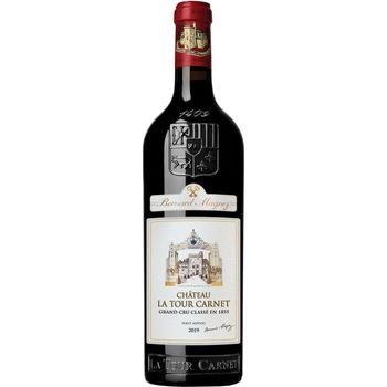 Bernard Magrez Red Wine AOP Haut-Medoc Chateau la Tour Carnet Grand Cru Classe 2019 750ml