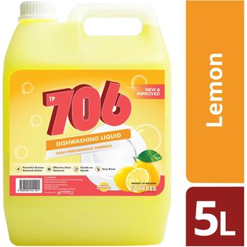 TP 706 Dishwashing Liquid Lemon 5L