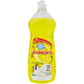 Econcare Dishwash Liquid Lemon 900ml