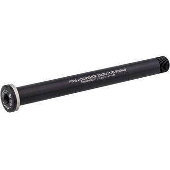  Wolf Tooth Front Thru Axle Rock Shox 15x110mm Boost Fits Axle Handle M15 x 1.5mm Thread Black
