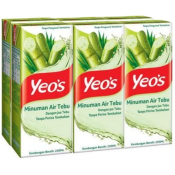Yeo's Sugar Cane Drink 6pcs 250ml