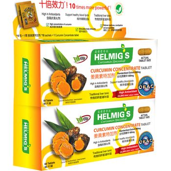 Helmig's Curcumin Concentrate Tablet Herbal
