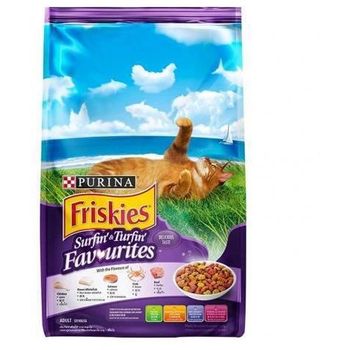 Purina Friskies Surfin and Turfin Cat Food 450g