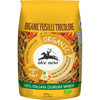 Alce Nero Organic Fusilli Tricolore 500g