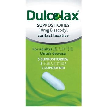 Dulcolax Suppositories 5 Tablets 10mg