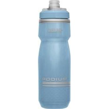 CamelBak Podium Chill Insulated Bike Water Bottle Easy Squeeze Bottle Fits Most Bike Cages 595g Stone Blue