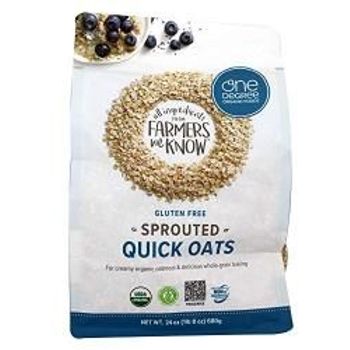One Degree - Oatmeal, Organic Sprouted Quick Oats (24oz)