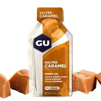 Gu Energy Original Sports Nutrition Energy Gel Salted Caramel 24 Count Box