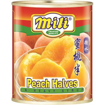 Mili Peach Halves 825g