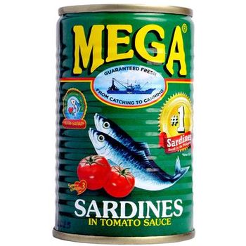 Mega Sardines In Tomato Sauce 155g