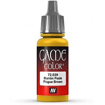 Vallejo Game Color Plague Brown Paint 17ml
