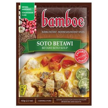 Bamboe Betawi Soto Seasoning 65g (Pack of 3s)