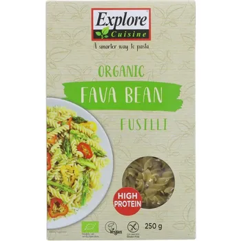 Explore Cuisine Organic Fava Bean Fusilli Glutenfree 250g