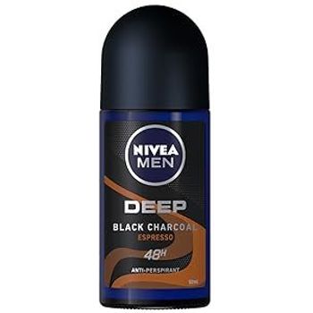 Nivea Men Deep Black Charcoal Espresso Roll On 50ml