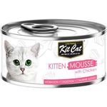 Kit Cat Canned Food Mousse With Chicken For Kitten 80g