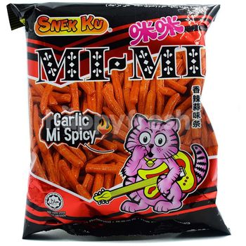 Snek Ku Mimi Garlic Mi Spicy 80g