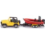 Siku 1658 Jeep With Boat
