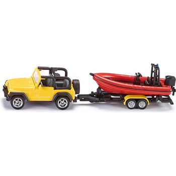 Siku 1658 Jeep With Boat
