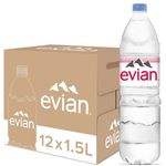 Evian Natural Mineral Water Pet 12pcs 1.5l