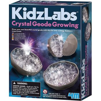 4M Kidz Labs Crystal Geode Growing Kit