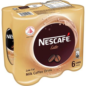 Nescafe Latte Can 6 packs 200ml