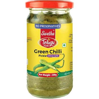 Telugu Green Chilli Pickle 300g