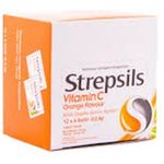 Strepsils Vitamin C Orange Flavour Lozenges
