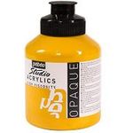 Pebeo Studio Acrylics 500-milliliter Acrylic Paint Yellow Ochre