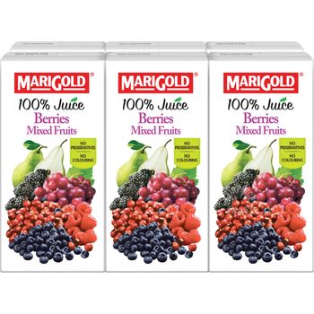 Marigold 100 Packet Juice Berries Mixed Fruits
