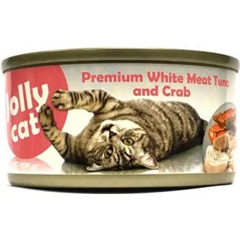 Jolly Cat Canned Food Premium White Meat Tuna & Crab 80g