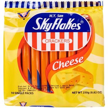 M.Y. San Sky Flakes Crackers Cheese Flavor 250g