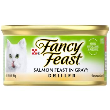 Fancy Feast Grilled Salmon Wet Cat Food 85g