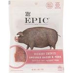 Epic Jrk Bites Hickory Bacon 71g low Carb Dairy Wheat Yeast