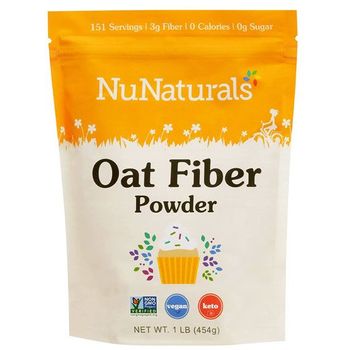 NuNaturals Oat Fiber 454g