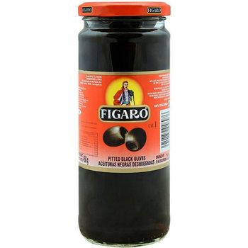 Figaro Pitted Black Olives 160g