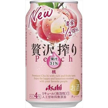 Asahi Luxury Squeezing Peach Can 350ml