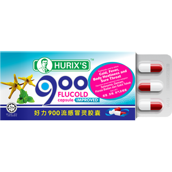 Hurix's 900 Flucold Capsule 9pcs