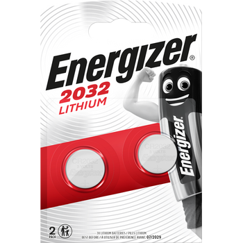 Energizer Lithium Coin 2032 Batteries 2 Pack