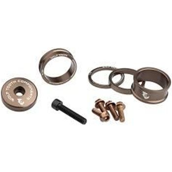 Wolf Tooth Components Headset Bling Kit 1 1/8" Kit Espresso Bike Parts