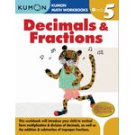 Kumon Math Workbooks Grade 5 Decimals And Fractions