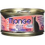 Monge Cat Jelly Tuna with Shrimps 80g
