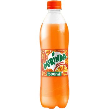 Mirinda Orange Carbonated Soft Plastic Bottle 500ml
