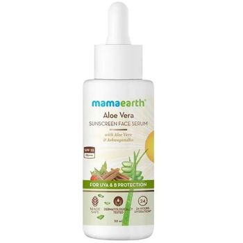 Mamaearth Aloe Vera Sunscreen Face Serum With SPF 55 30ml