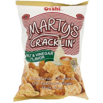 Oishi Martys Cracklin Veg Chicharon 90g