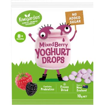 KiwiGarden Mixed Berry Yoghurt Drops 10g