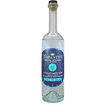 Topanito Mezcal Artesanal Blanco Maguey Madre Cuishe 700ml ABV 49%
