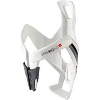 Elite Custom Race Plus Water Bottle Cage Gloss White/Black