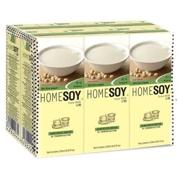 HomeSoy Susu Soya Asli 6 x 250ml